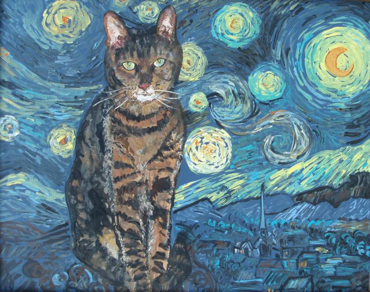 Cat Van Gogh