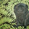 Black Pug_pug painting_Judy Henn_original dog paintings_dog artist