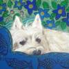Westie,West Highland Terrier,dog portrait,commission,Judy Henn,Lambertville NJ,Robins Egg Gallery,gifts,custom